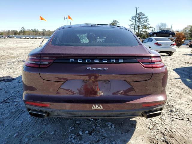 WP0AA2A76LL101118 - 2020 PORSCHE PANAMERA BASE BURGUNDY photo 6