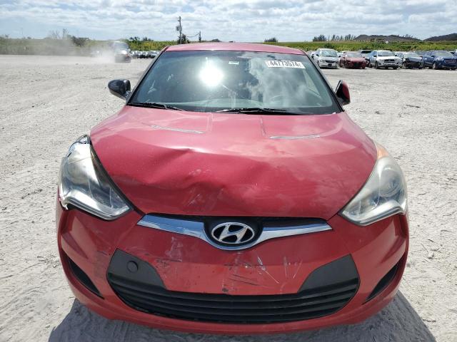 KMHTC6ADXDU155822 - 2013 HYUNDAI VELOSTER RED photo 5