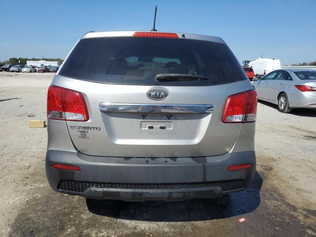 5XYKT4A12DG311007 - 2013 KIA SORENTO LX SILVER photo 6