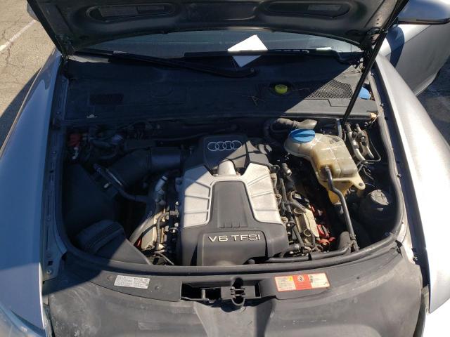 WAUKGAFB8AN007895 - 2010 AUDI A6 PRESTIGE ვერცხლისფერი ფოტო 11