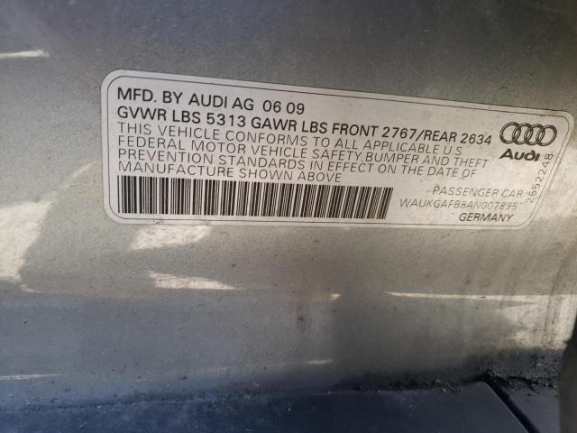 WAUKGAFB8AN007895 - 2010 AUDI A6 PRESTIGE ვერცხლისფერი ფოტო 12