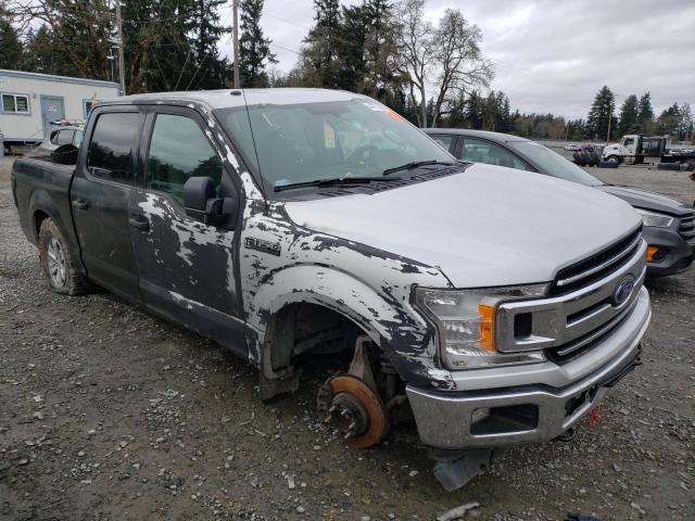 1FTEW1EB7JKE01829 - 2018 FORD F150 SUPERCREW SILVER photo 4