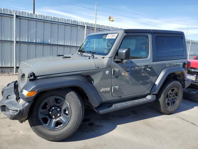 1C4GJXAG8KW674414 - 2019 JEEP WRANGLER SPORT GRAY photo 1