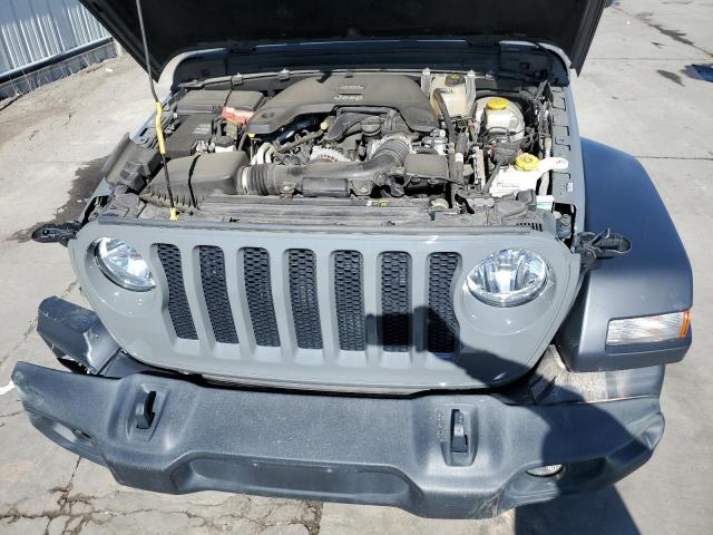 1C4GJXAG8KW674414 - 2019 JEEP WRANGLER SPORT GRAY photo 11