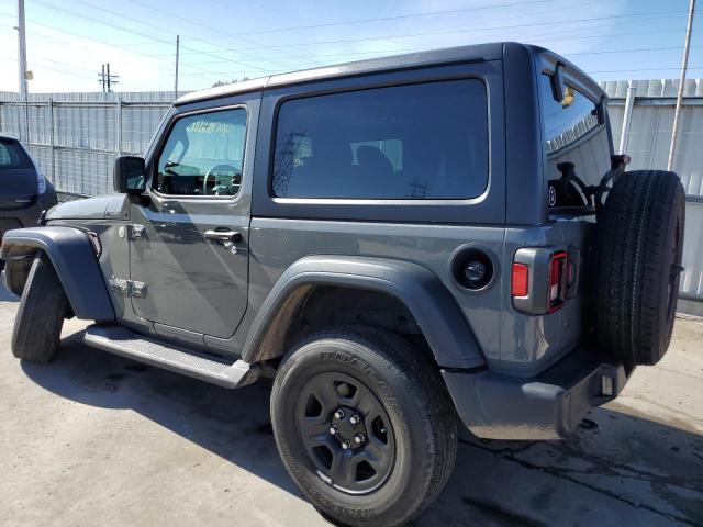 1C4GJXAG8KW674414 - 2019 JEEP WRANGLER SPORT GRAY photo 2