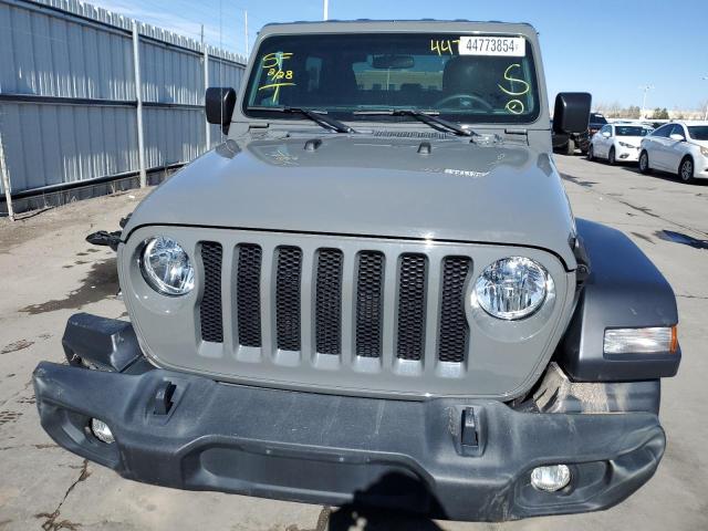 1C4GJXAG8KW674414 - 2019 JEEP WRANGLER SPORT GRAY photo 5