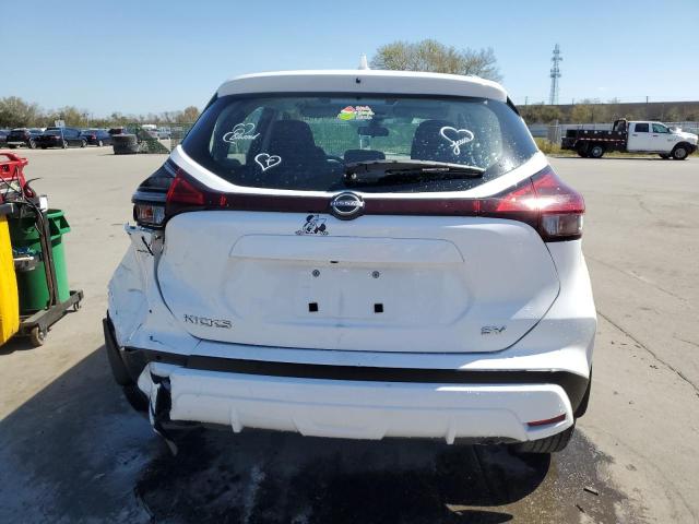 3N1CP5CV2PL569901 - 2023 NISSAN KICKS SV WHITE photo 6