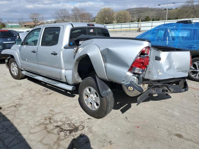 5TEMU52N28Z530686 - 2008 TOYOTA TACOMA DOUBLE CAB LONG BED SILVER photo 2