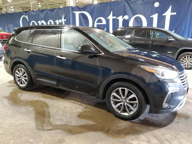 KM8SMDHF6JU277383 - 2018 HYUNDAI SANTA FE SE BLACK photo 4