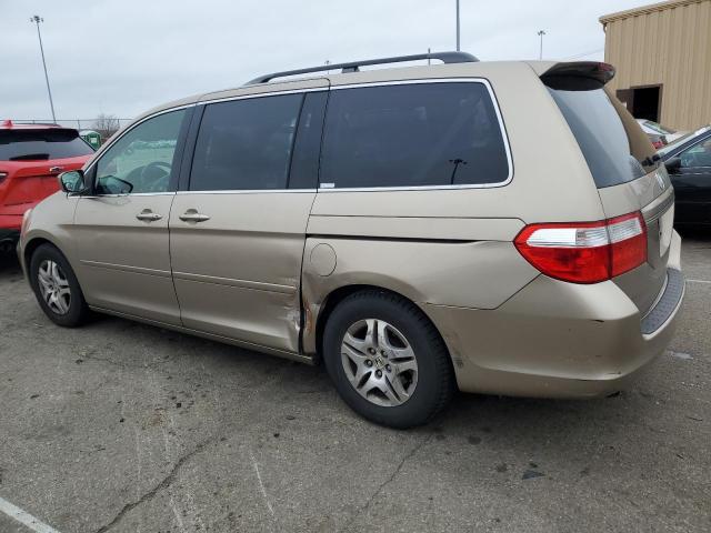 5FNRL38495B402809 - 2005 HONDA ODYSSEY EX BEIGE photo 2