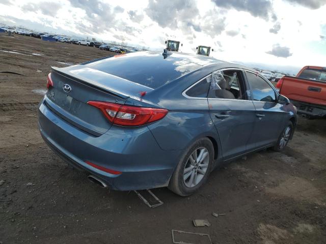 5NPE24AF7FH134803 - 2015 HYUNDAI SONATA SE BLUE photo 3