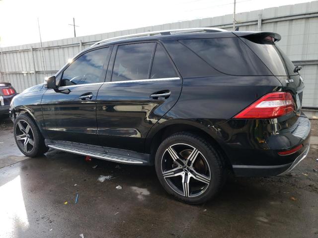 4JGDA5HB2EA377735 - 2014 MERCEDES-BENZ ML 350 4MATIC BLACK photo 2