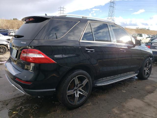 4JGDA5HB2EA377735 - 2014 MERCEDES-BENZ ML 350 4MATIC BLACK photo 3