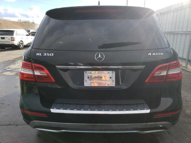 4JGDA5HB2EA377735 - 2014 MERCEDES-BENZ ML 350 4MATIC BLACK photo 6