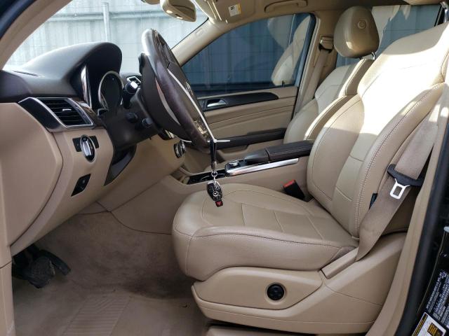 4JGDA5HB2EA377735 - 2014 MERCEDES-BENZ ML 350 4MATIC BLACK photo 7