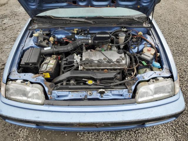 1HGED365XML076930 - 1991 HONDA CIVIC LX BLUE photo 11