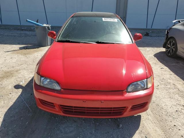 2HGEH2360NH548451 - 1992 HONDA CIVIC VX RED photo 5