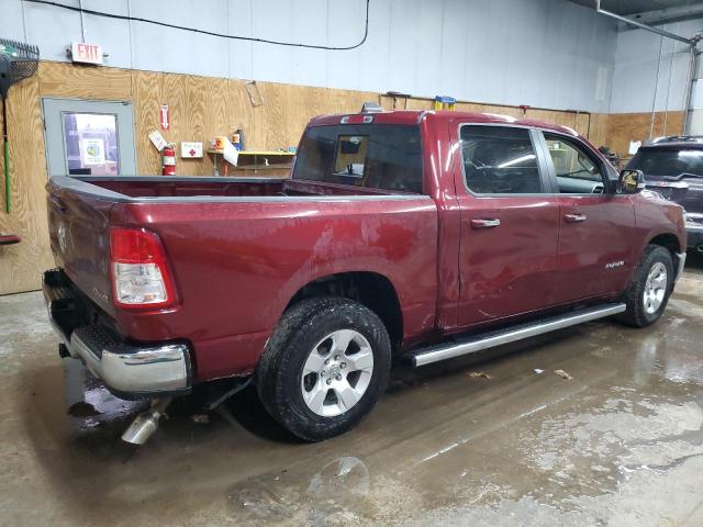 1C6SRFFT4KN855753 - 2019 RAM 1500 BIG HORN/LONE STAR BURGUNDY photo 3