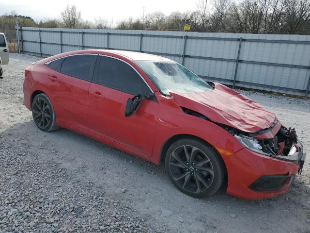 2HGFC2F82MH553438 - 2021 HONDA CIVIC SPORT RED photo 4