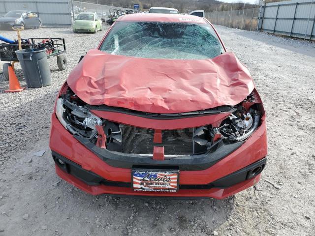 2HGFC2F82MH553438 - 2021 HONDA CIVIC SPORT RED photo 5