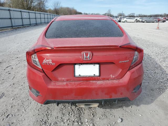 2HGFC2F82MH553438 - 2021 HONDA CIVIC SPORT RED photo 6