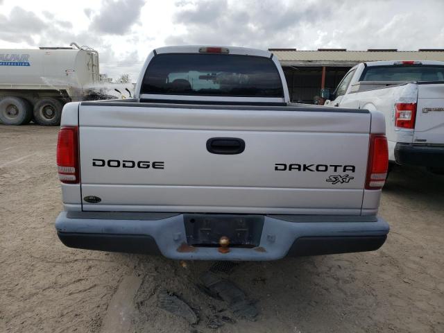 1D7HL38K94S595044 - 2004 DODGE DAKOTA QUAD SPORT SILVER photo 6