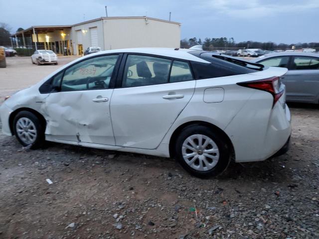 JTDKARFU4L3122089 - 2020 TOYOTA PRIUS L WHITE photo 2