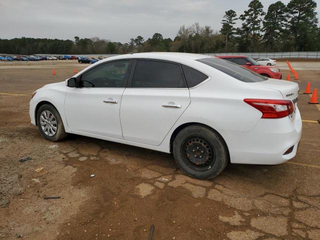 3N1AB7AP4JY282446 - 2018 NISSAN SENTRA S WHITE photo 2