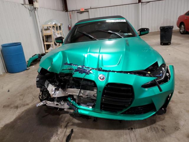 WBS33BA03PCL32398 - 2023 BMW M4 COMPETITION GREEN photo 5