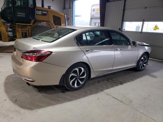 1HGCR3F08HA036831 - 2017 HONDA ACCORD EXL GOLD photo 3