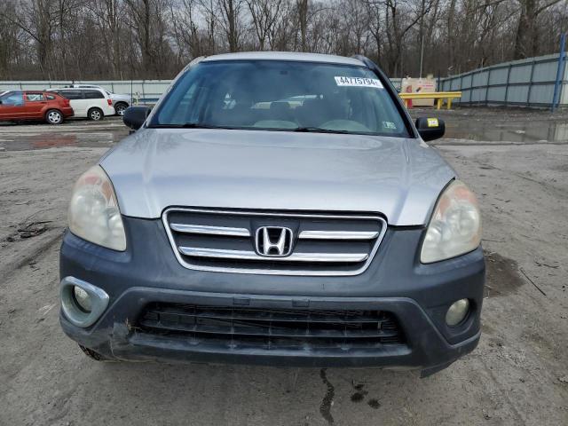 JHLRD78546C051855 - 2006 HONDA CR-V LX SILVER photo 5