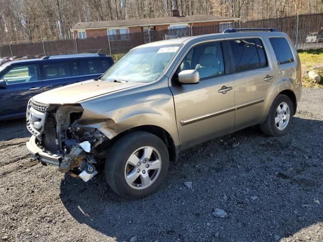 5FNYF4H54BB084269 - 2011 HONDA PILOT EXL BEIGE photo 1