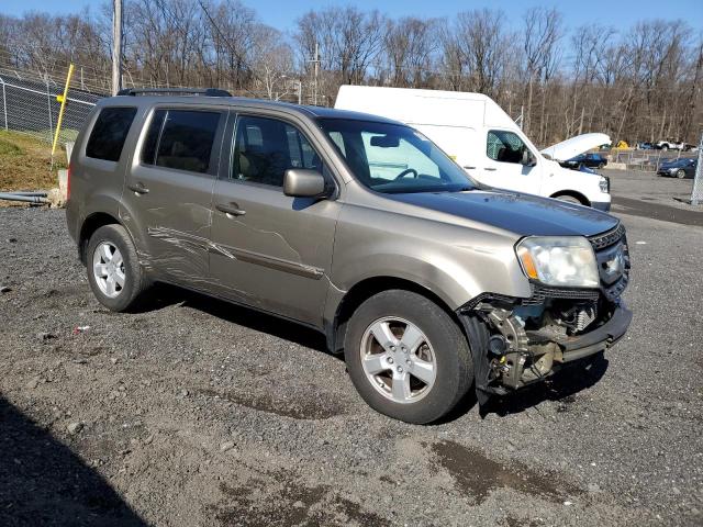 5FNYF4H54BB084269 - 2011 HONDA PILOT EXL BEIGE photo 4