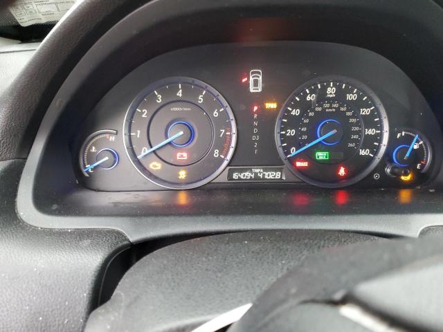 5J6TF2H51CL002022 - 2012 HONDA CROSSTOUR EXL WHITE photo 9