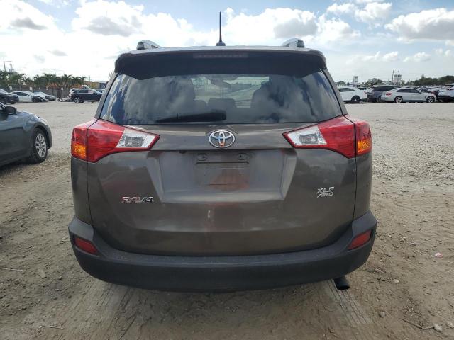 2T3RFREV1DW118199 - 2013 TOYOTA RAV4 XLE BROWN photo 6