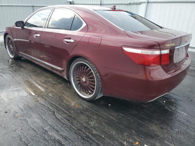 JTHBL46F075012566 - 2007 LEXUS LS 460 BURGUNDY photo 2