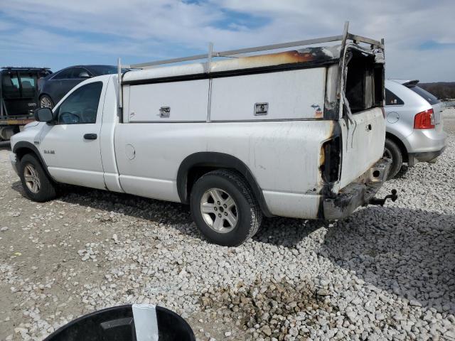 1D7HA16208J119242 - 2008 DODGE RAM 1500 ST WHITE photo 2