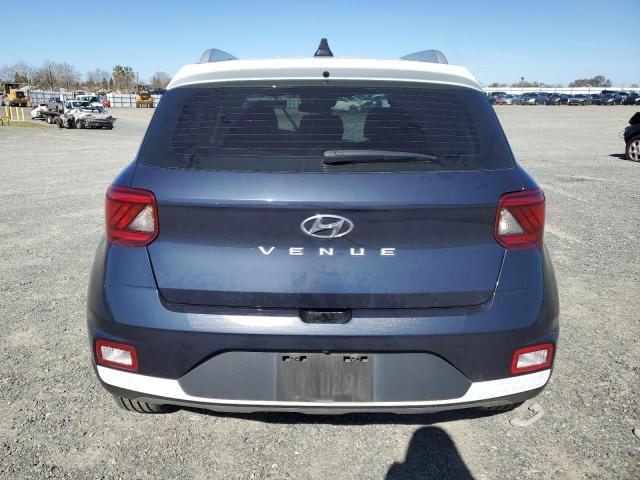 KMHRC8A32LU046430 - 2020 HYUNDAI VENUE SEL BLUE photo 6