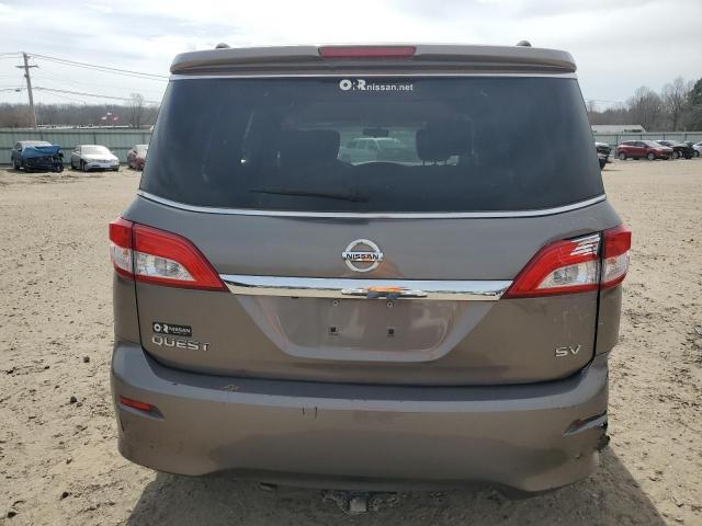 JN8AE2KP5E9107046 - 2014 NISSAN QUEST S GRAY photo 6