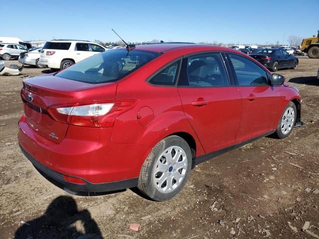 1FAHP3F26CL446171 - 2012 FORD FOCUS SE RED photo 3