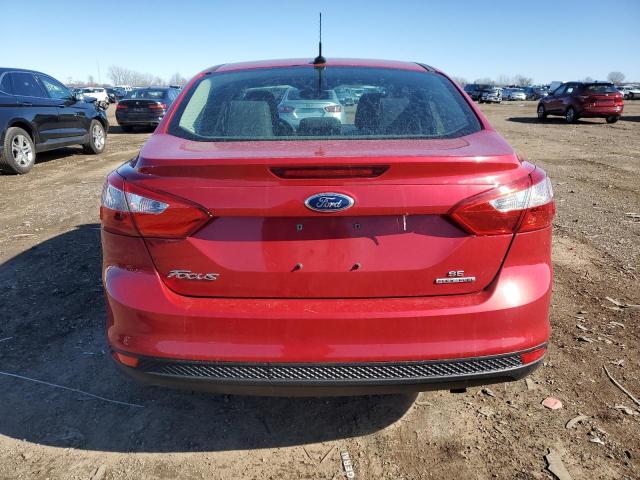 1FAHP3F26CL446171 - 2012 FORD FOCUS SE RED photo 6