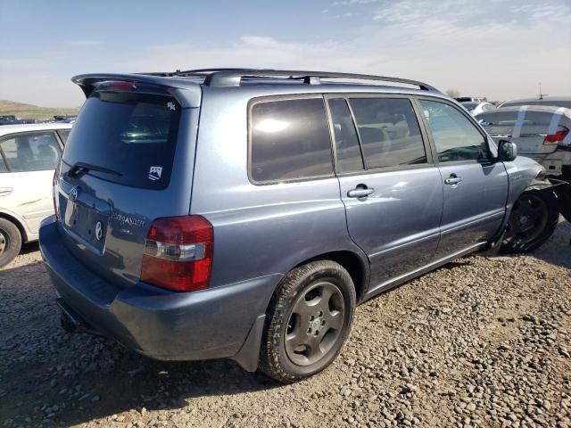 JTEEP21A840035150 - 2004 TOYOTA HIGHLANDER BLUE photo 3