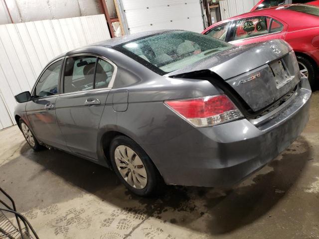 1HGCP2F36AA166896 - 2010 HONDA ACCORD LX GRAY photo 2