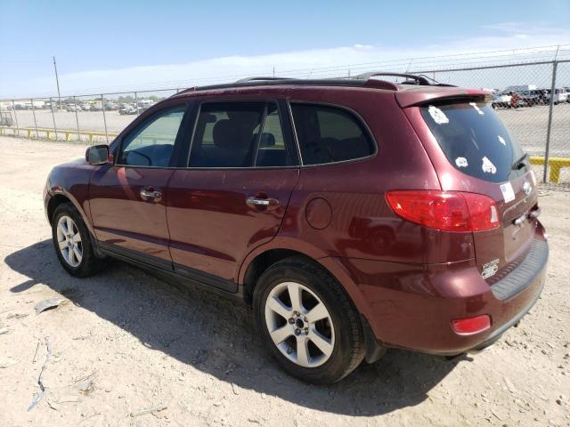 5NMSH13E19H245479 - 2009 HYUNDAI SANTA FE SE MAROON photo 2