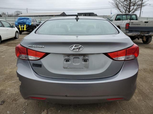 KMHDH4AE5DU931678 - 2013 HYUNDAI ELANTRA GLS GRAY photo 6