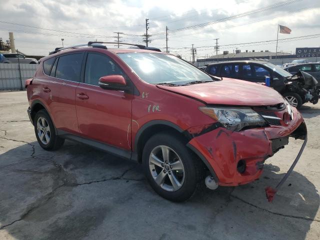 JTMWFREV6FD080018 - 2015 TOYOTA RAV4 XLE RED photo 4