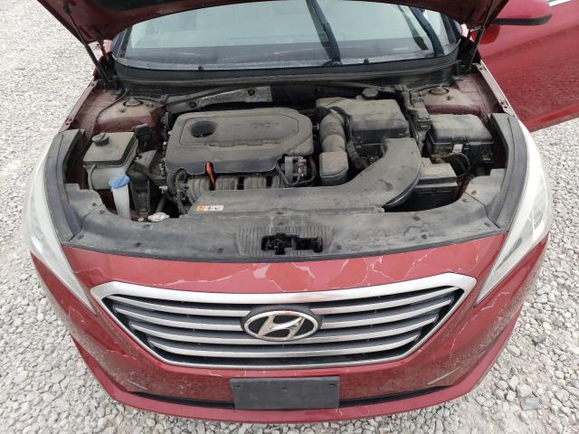 5NPE24AF5FH189508 - 2015 HYUNDAI SONATA SE MAROON photo 11