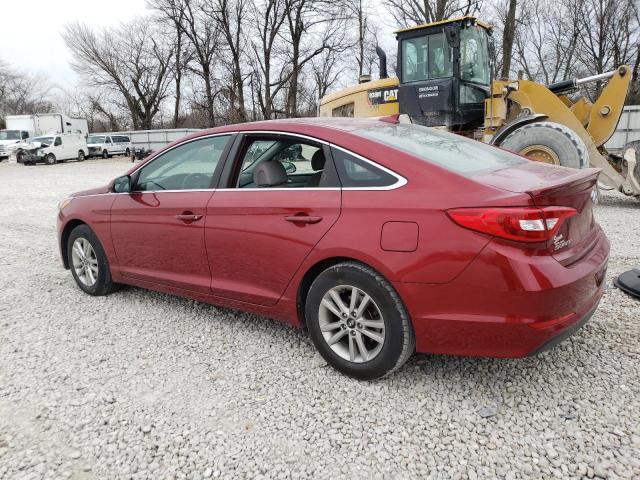 5NPE24AF5FH189508 - 2015 HYUNDAI SONATA SE MAROON photo 2