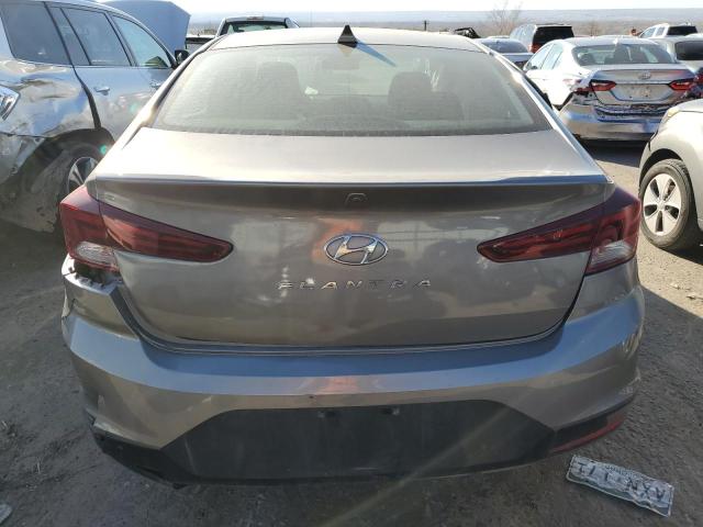 KMHD84LFXLU902410 - 2020 HYUNDAI ELANTRA SEL GRAY photo 6