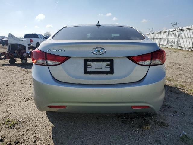 KMHDH4AE9DU020740 - 2013 HYUNDAI ELANTRA GLS SILVER photo 6